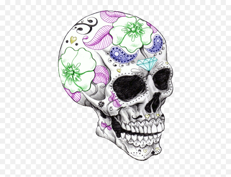 Steam Community Sugar Skull - Free Adult Coloring Pages Png,Skeleton Gif Transparent