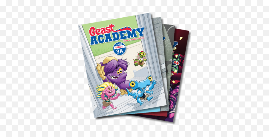Math Book 3b For Grade 3 Learners Beast Academy - 3b Book Png,Icon Pop Quiz Characters Level 3