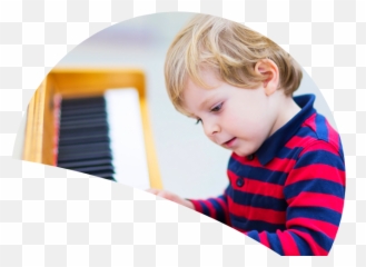 Little Boy Playing The Piano - Kids Play Piano Png Full,Kids Playing Png