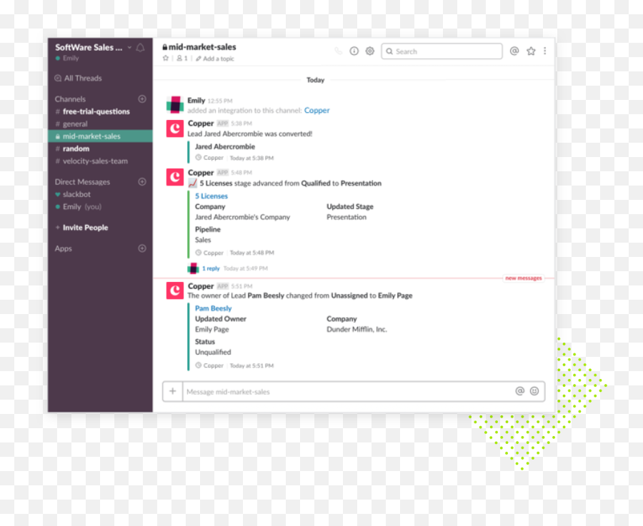 Slack Crm Integration With Copper - Vertical Png,How To Change Icon Of Slack