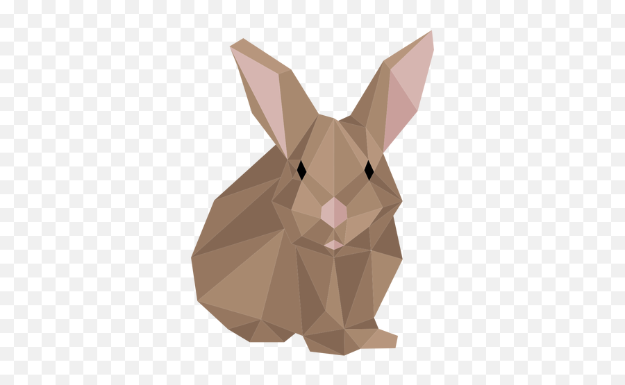 Rabbit Muzzle Bunny Ear Low Poly - Transparent Png U0026 Svg Rabbit Poly Art,Bunny Ears Transparent