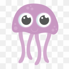 Jellyfish Cartoon Transparent Png - Clipart Background