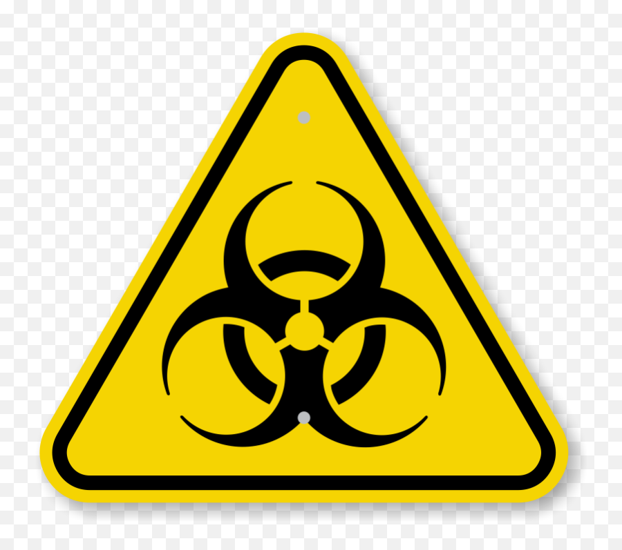 Biohazard Transparent Clip Art - Biohazard Warning Sign Hazard Sign Png,Biohazard Symbol Transparent Background