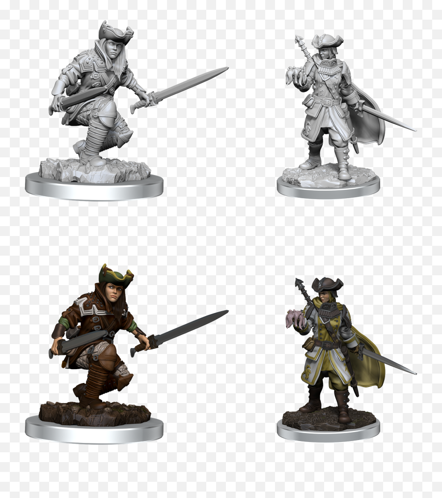 Mtg Unpainted Minis Wave 4 Thraben Inspector U0026 Tireless Tracker - Mtg Miniatures Thraben Inspector And Tireless Tracker Png,Plague Marine Icon Bearer