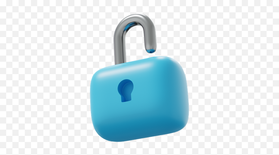 Premium Open Lock 3d Illustration Download In Png Obj Or - Solid,Open Lock Icon