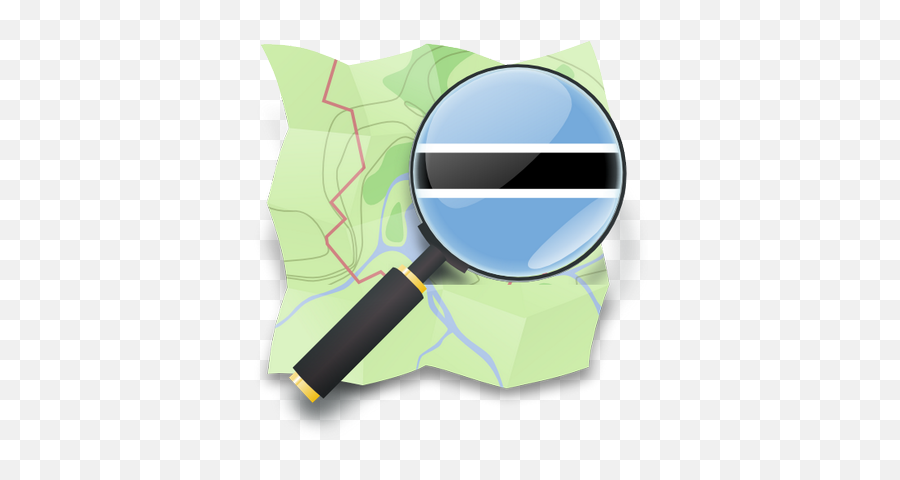 Mapping Botswana - Openstreetmap Png,Ios Magnifying Glass Icon