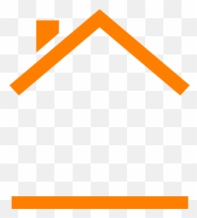 Simple Black And White House Transparent Cartoon - Jingfm Outline png