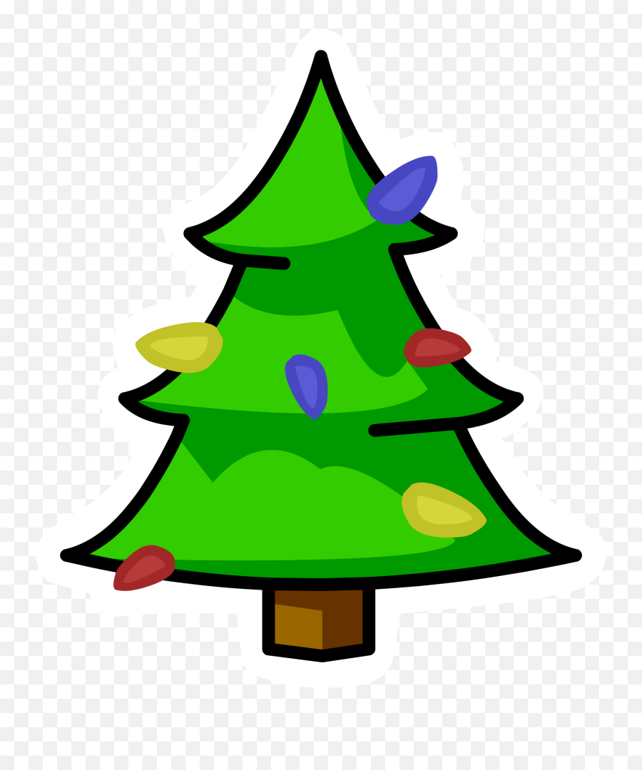 Christmas Tree Pin Club Penguin Wiki Fandom Powered - Christmas Tree Pin Art Png,Xmas Tree Png