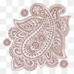Paisley Clipart Henna Tattoo Png