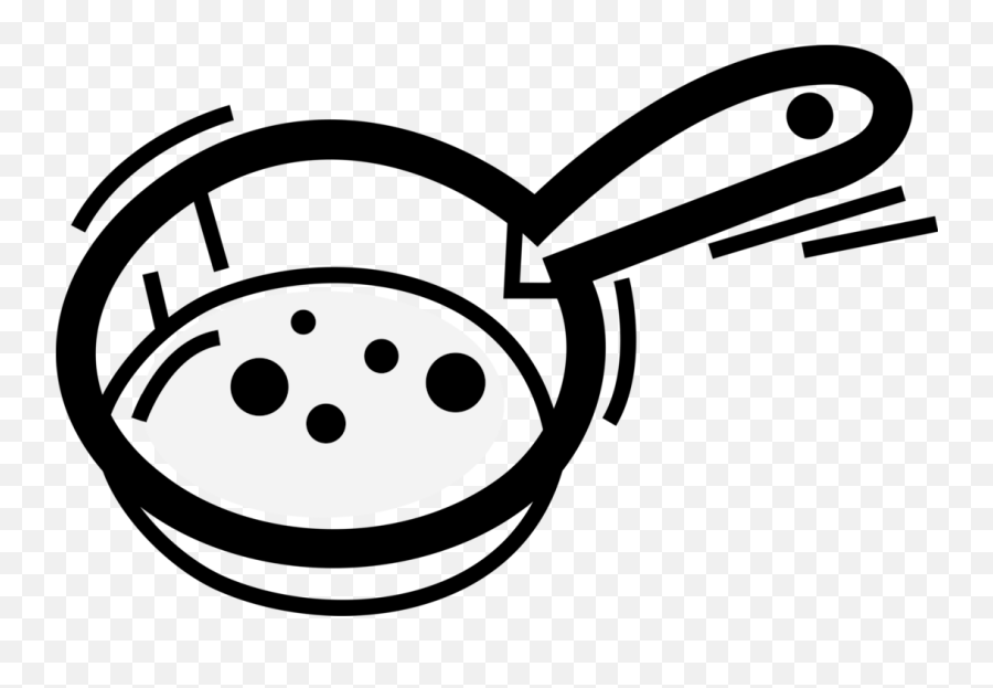 Vector Illustration Of Frying Pan Frypan Or Skillet Clipart - Frying Pan Png,Skillet Png