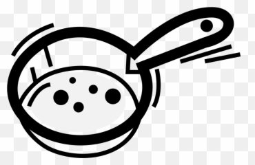 Vector Illustration Of Frying Pan Frypan Or Skillet Clipart - Frying Pan Png,Skillet Png
