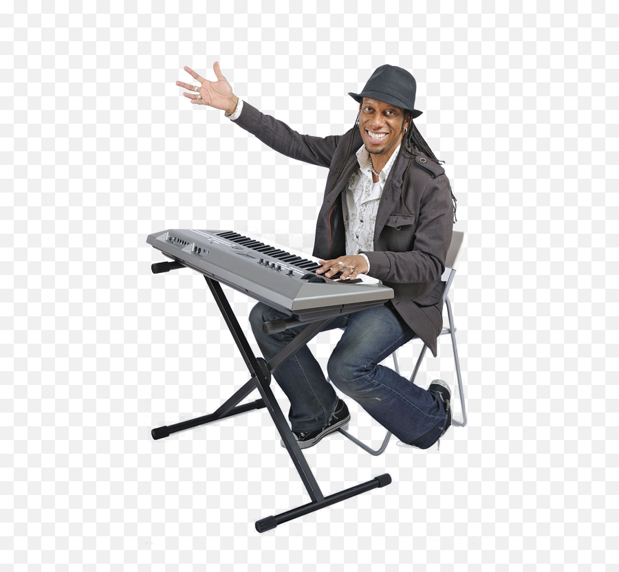 Electric Piano Png Download - Keyboard Player Full Size Keyboard Player Png,Piano Keyboard Png