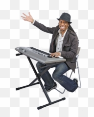 Electric Piano Png Download - Keyboard Player Full Size