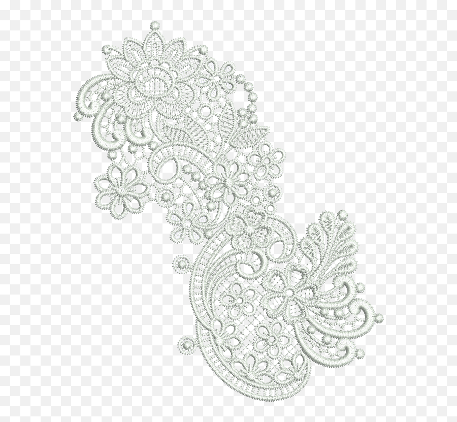 Lace Designs Png 3 Image - Machine Embroidery Lace Designs,Lace Png