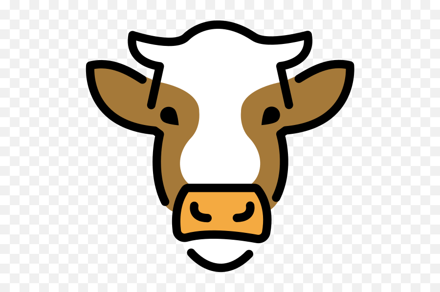Cow Face - Emoji Meanings U2013 Typographyguru Cara De Vaca Png,Cow Emoji Png