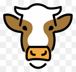Cow Face - Emoji Meanings U2013 Typographyguru Cara De Vaca Png,Cow Emoji Png