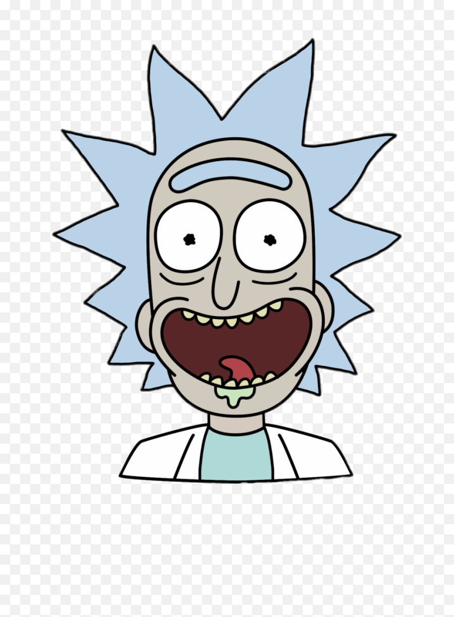 Rick Sanchez Face Png Image - Happy Rick From Rick And Morty,Face Png