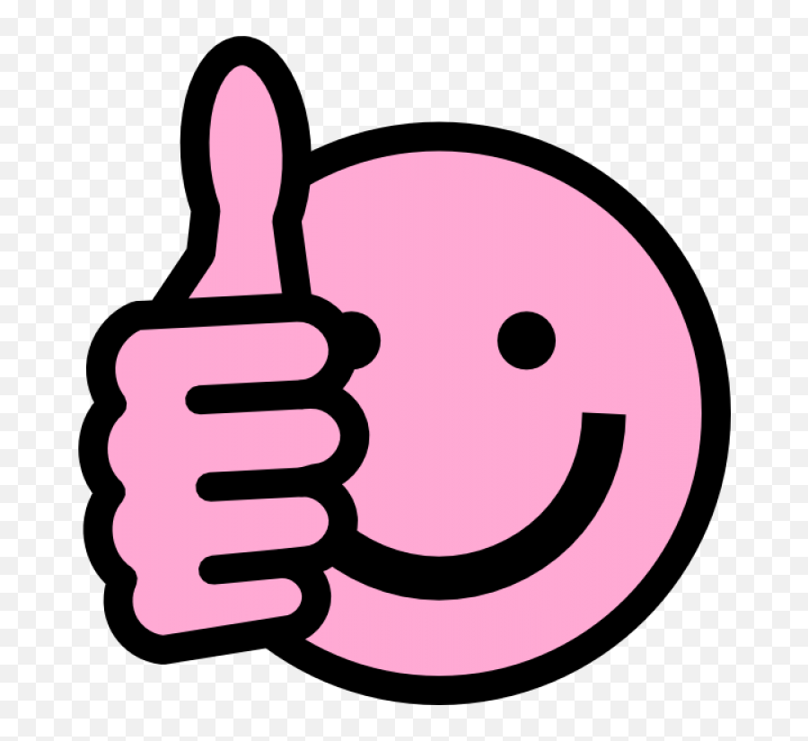 Thumbs Up Sign Png Files - Pink Thumbs Up Clipart,Thumbs Up Emoji Transparent