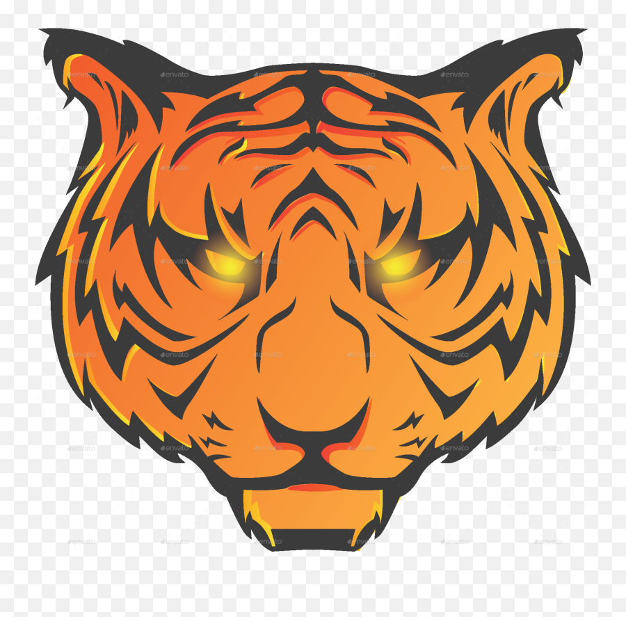 Tiger Head - Draw A Cool Tiger Png,Tiger Png