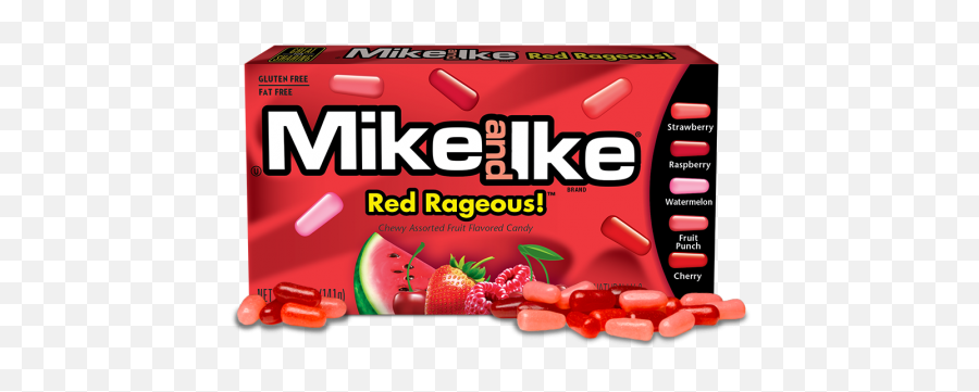 Mike U0026 Ike Red Rageous - Mike And Ike Candy Png,Ike Png