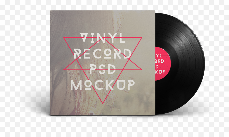 Download Vinyl Record Psd Mockup - Phonograph Record Png,Phonograph Png