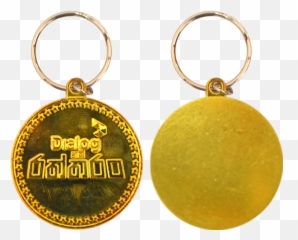 Dialog Gold Key Tag United West - png