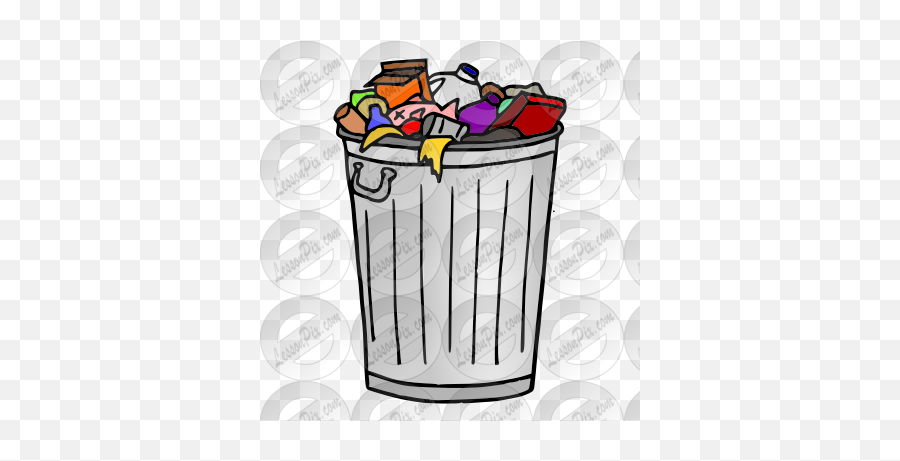 Lessonpix Mobile - Clip Art Garbage Can Png,Garbage Png
