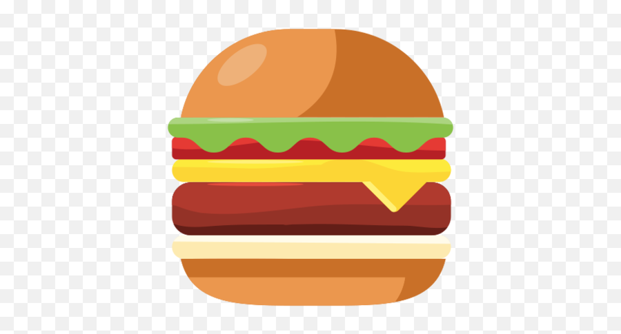 Burger Fast Food Hamburger Free Icon Of And Beverages - Hamburger Icon Png,Fast Food Png