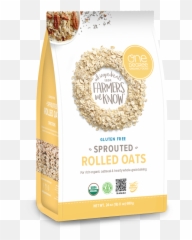 Organic Sprouted Rolled Oats - One Degree Organics One Degree Oats Costco Png,Oats Png