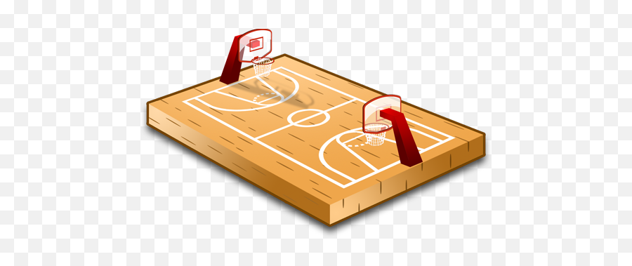 Basketball Court Sport Icon - Basketball Court Computer Game Png,Basketball Png Images