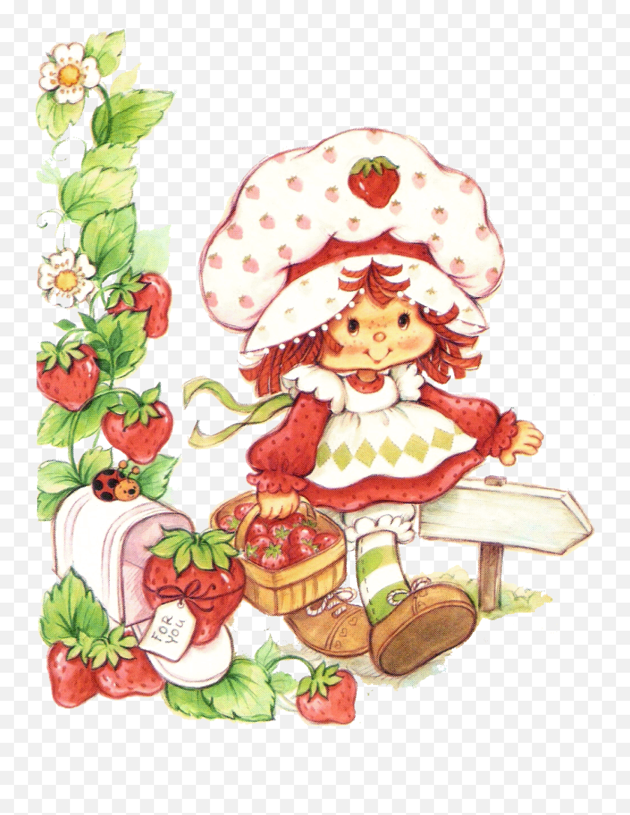 Vintage Strawberry Shortcake - Bing Images On We Heart It Vintage Strawberry Shortcake Png,Strawberry Shortcake Png