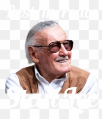 Stan Lee Png Image With No Background - Stan Lee Black And White,Stan Lee Png
