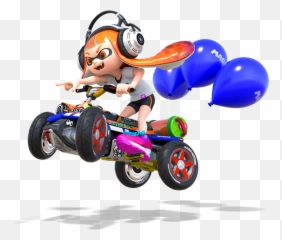Mario Kart 8 Deluxe Inkling - Splatoon Png