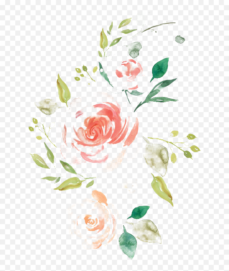 Watercolor Flower Png Picture All - Watercolor Flowers Png Transparent,Watercolor Flowers Png