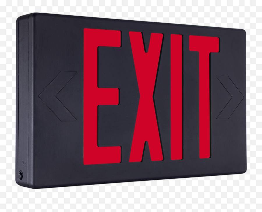 Quick Tips Consider Black Exit Signs A Better Look For Non - Parallel Png,Exit Sign Png