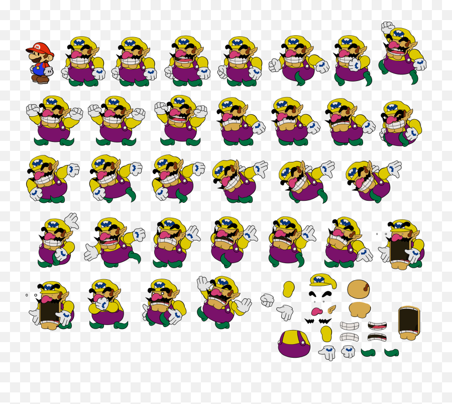 Custom Edited - Wario Customs Wario Paper Mariostyle Super Mario Land 2 6 Golden Coins Png,Wario Png