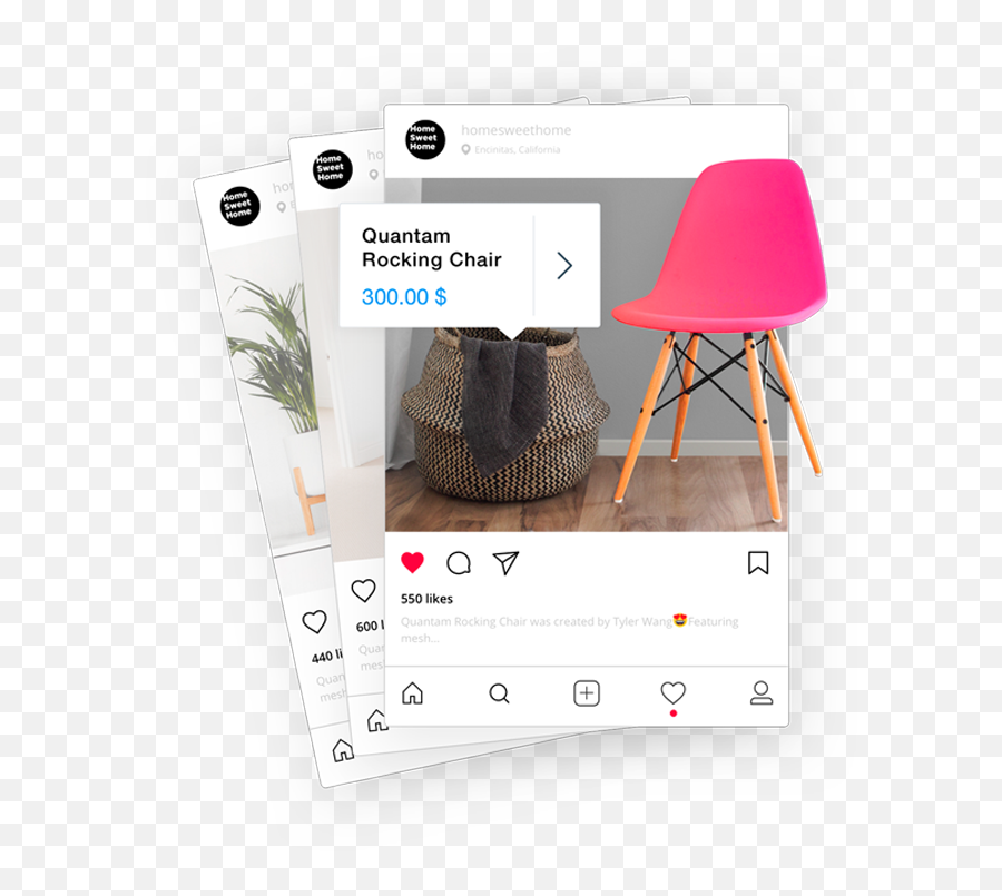 Amillionfollowerscom Get Your First Million Followers - Instagram Ads For Furniture Png,Instagram Likes Png