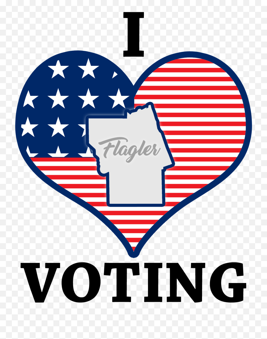 Community Survey Why Do You Love Voting - Flagler County Christine Decal Png,Voting Png