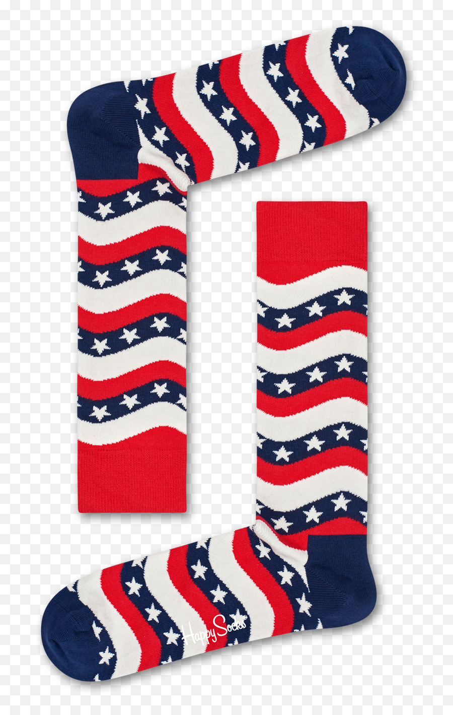 Red White And Blue Stars Png - Wavy Stars And Stripes Sock,Stars And Stripes Png