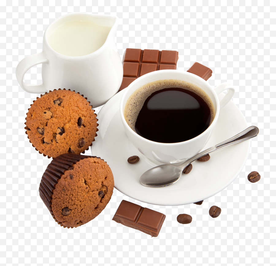 Download Free Png Coffee With Milk Muffins And Chocolate - Good Morning Tea Coffee,Milk Clipart Png