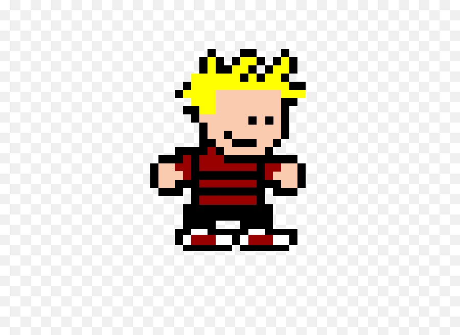 Download Hd Calvin 8 - Bit Nes Sprite Video Game Sprite Png 8 Bit Game Sprite Png,Nes Png