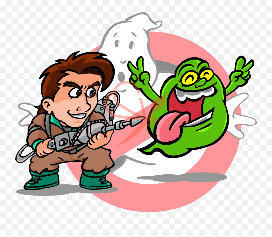 Png And Vectors For Free Download - Ghostbusters Clipart,Slimer Png