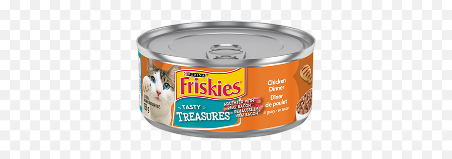 Friskies Tasty Treasures Chicken - Friskies Ocean Cicken Dinner Pate Png,Chicken Dinner Png