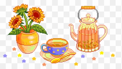 Art By Httppixelinstumblrcom Uploaded Whimsy - Transparent Pixel Art Flowers png