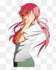 Download Hd Yuno Gasai Png Transparent - Female Anime Character Png,Yuno Gasai Png