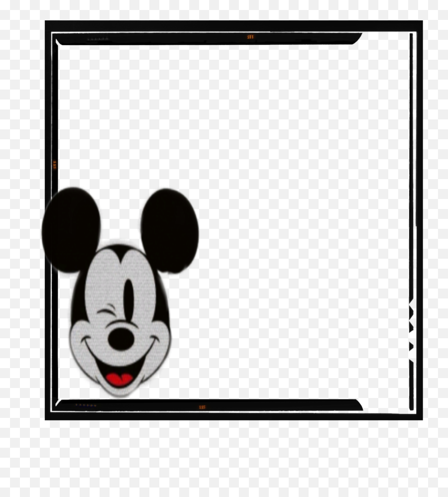 Download Mq Mickey Mickeymouse Frame Frames Border - Frame Mickey Mouse Border Png,Png Frames And Borders