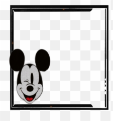 Download Mq Mickey Mickeymouse Frame Frames Border - Frame Mickey Mouse Border png