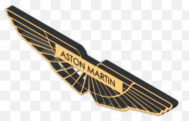 Aston Martin Logo 3d Cad Model Library Grabcad - Horizontal Png,Aston Martin Logo Png