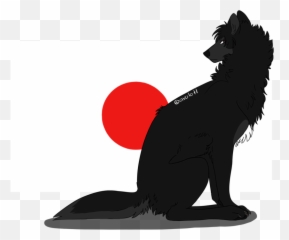 Clipart Mountains Wolf Transparent - Japanese Wolf Silhouette Png,Wolf Silhouette Png