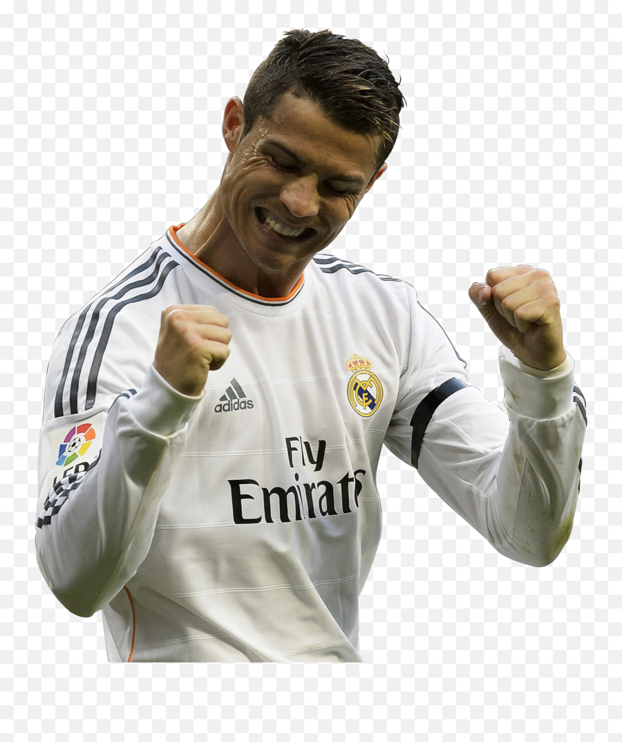 Cristiano Ronaldo Football Renders - Happy Soccer Player Png,Cristiano Ronaldo Png